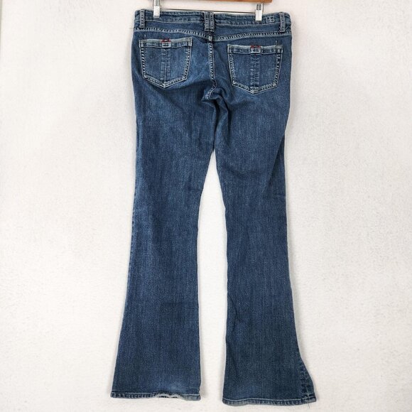 Salt Works Jeans Womens 31 Blue Broadway Bootcut Stretch Low Rise 90s Retro - Picture 7 of 12